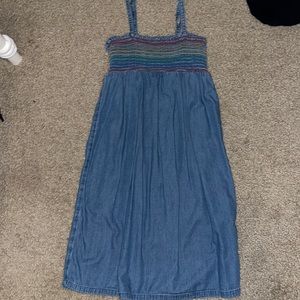 Girls Chambray Dress